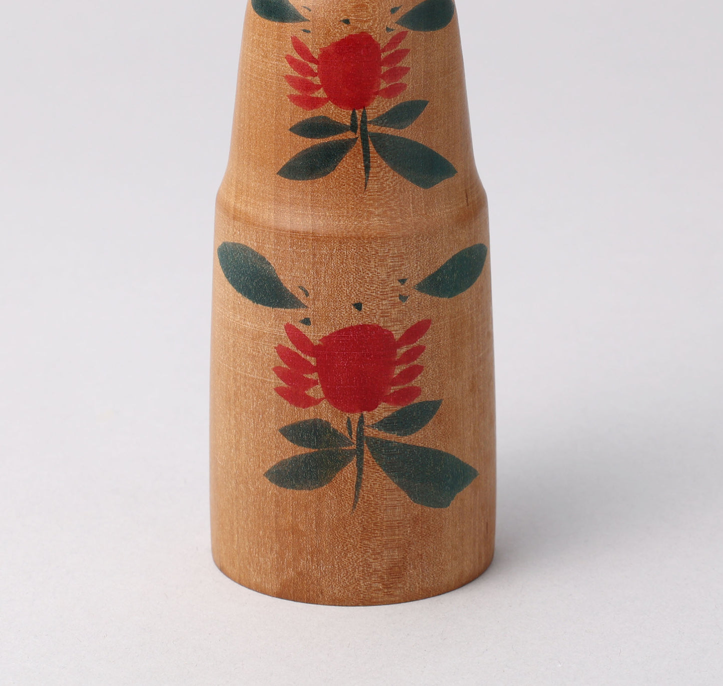 Vintage Sakunami style kokeshi, by Denkichi HAYASAKA (1926 -1999) | 伝統こけし 早坂伝吉（作並系）