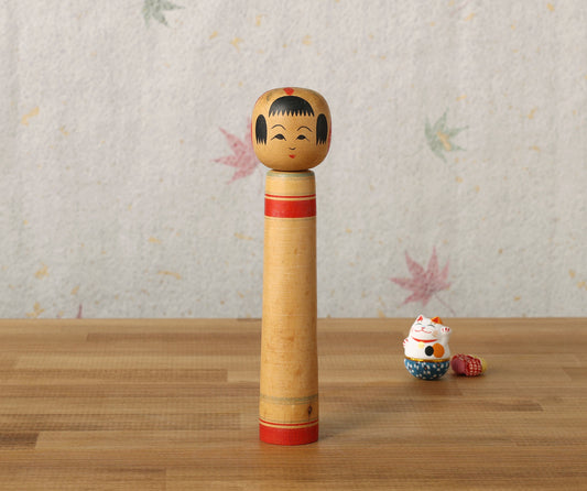 Vintage Nanbu style kokeshi doll, by SASAKI Kakuhei(1933-2007), | こけし古物 佐々木覚平（南部系）