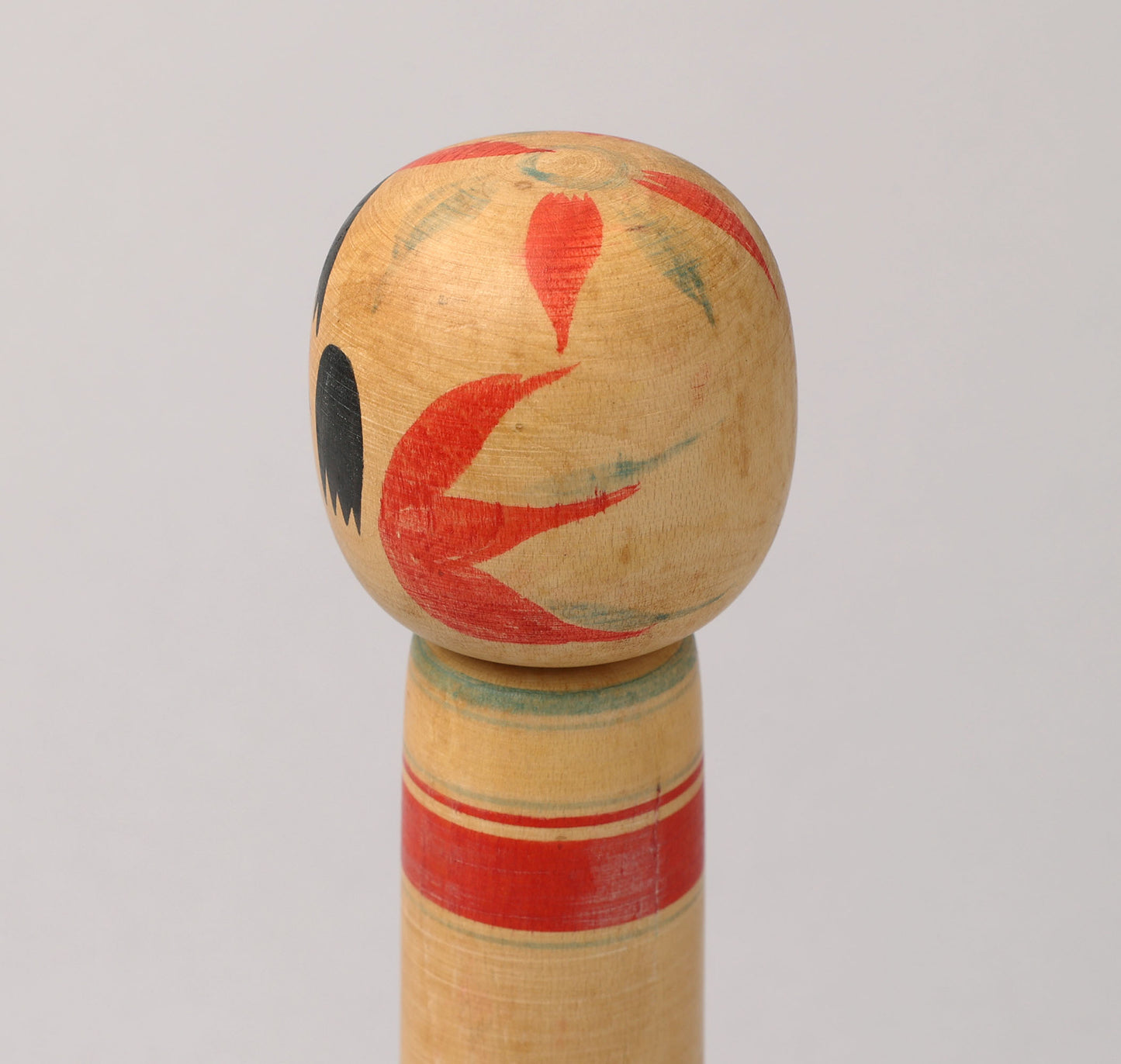 Vintage Nanbu style kokeshi doll, by SASAKI Kakuhei(1933-2007), | こけし古物 佐々木覚平（南部系）