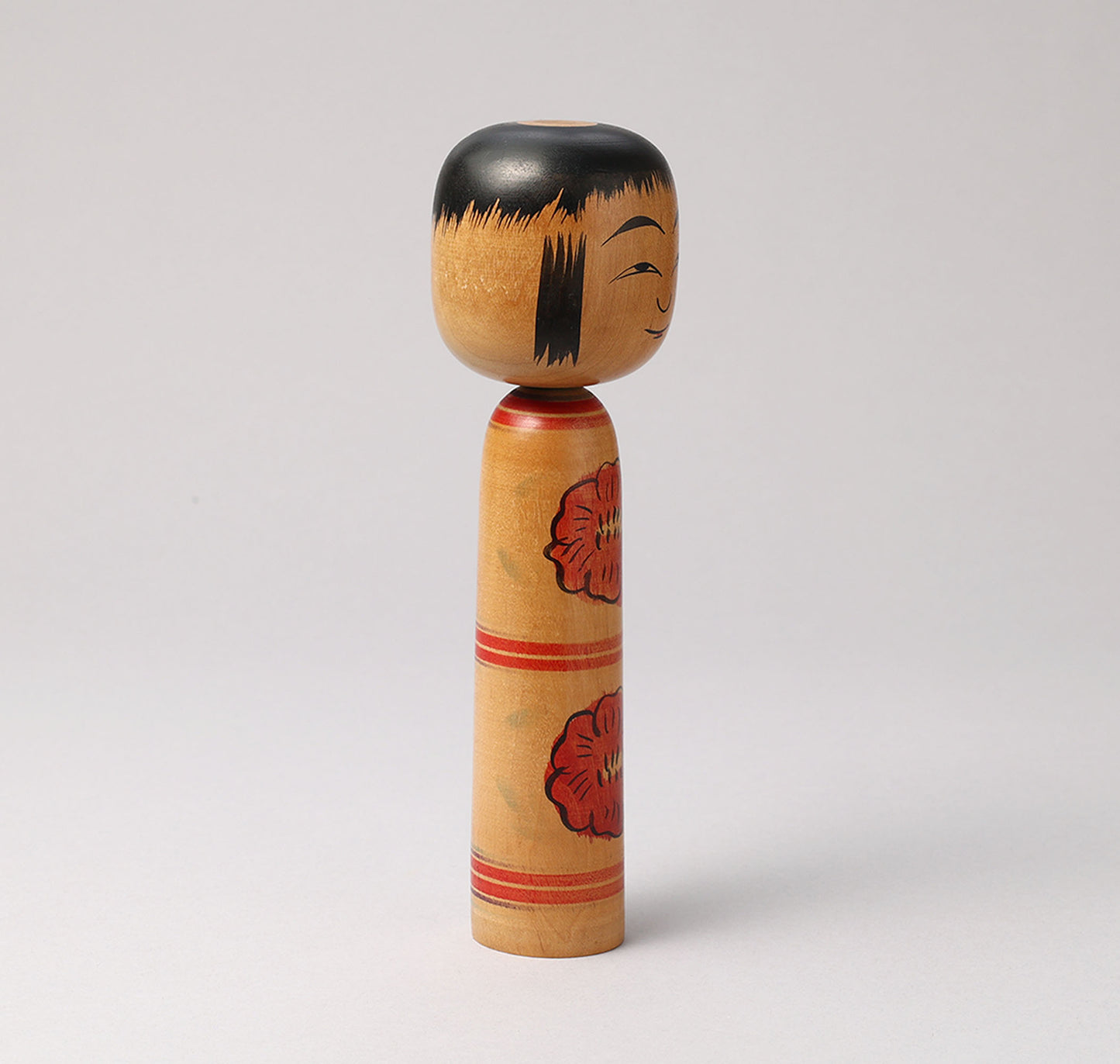 Vintage Hijiori style kokeshi doll, by Bunikichi SATO(1922-2008) | こけし古物 佐藤文吉（肘折系）