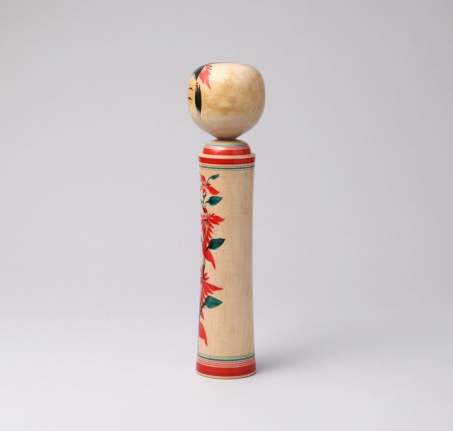 Vintage Naruko style kokeshi doll, by SAKURAI, Shoji (1927-2011) | こけし古物 桜井昭二（鳴子系）