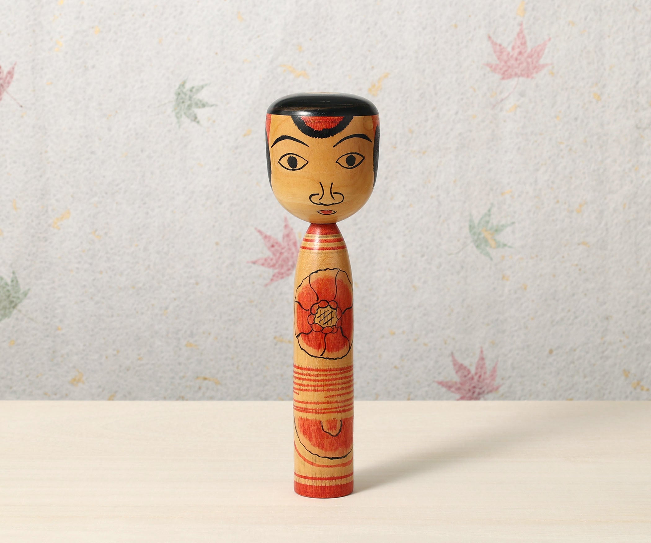 Vintage Nakanosawa style kokeshi, by Yoshizo IWAMOTO(1912-1973) | 伝統こけ –  Shin Crafts