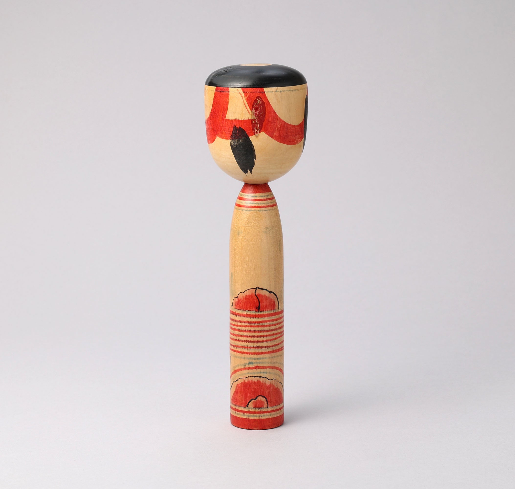 Vintage Nakanosawa style kokeshi, by Yoshizo IWAMOTO(1912-1973) | 伝統こけし  岩本芳蔵（中ノ沢系）