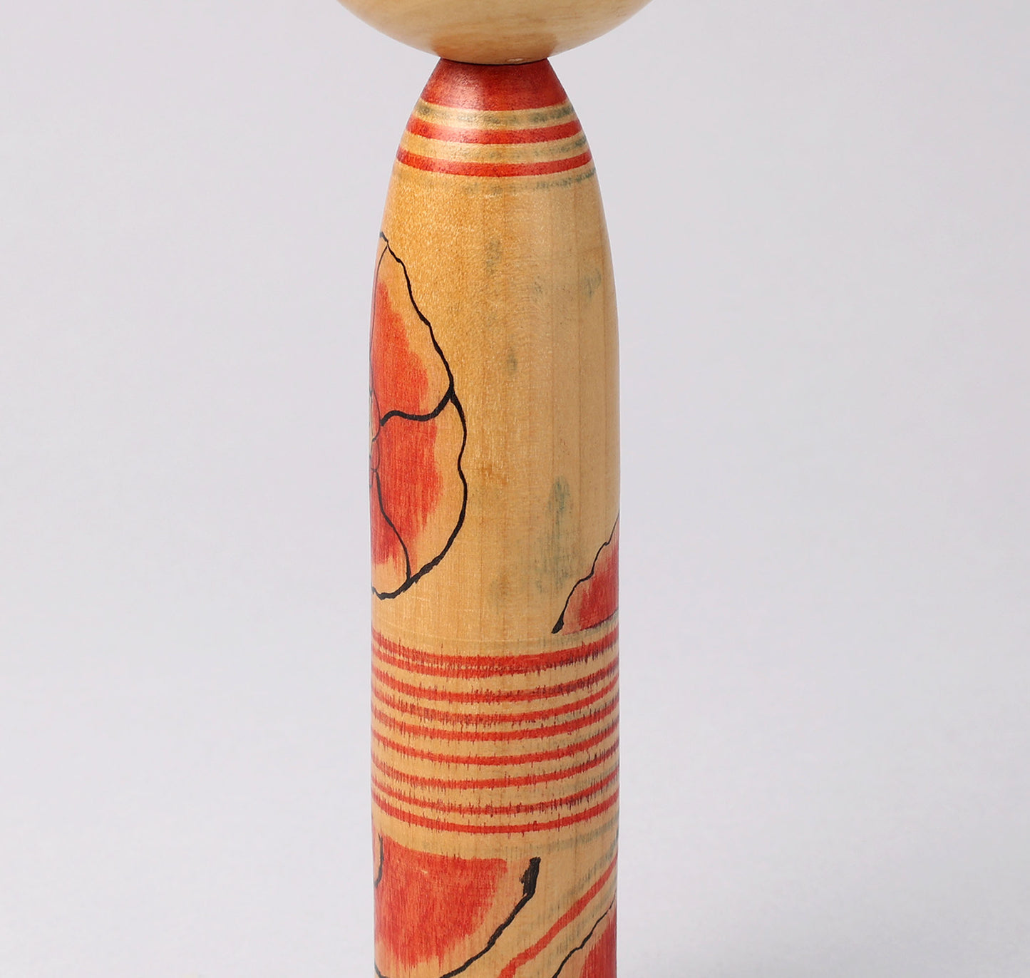 Vintage Nakanosawa style kokeshi, by Yoshizo IWAMOTO(1912-1973) | 伝統こけし 岩本芳蔵（中ノ沢系）