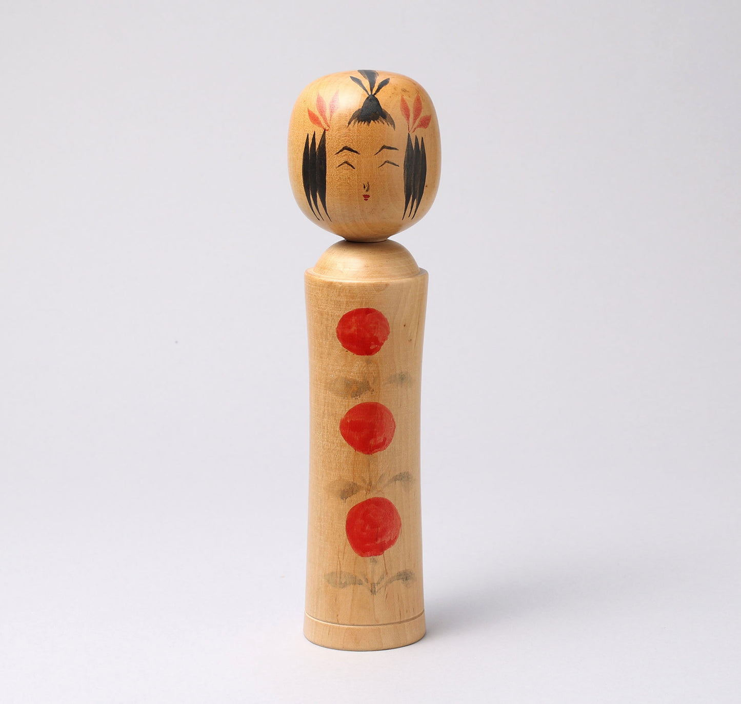 Vintage Naruko kokeshi doll, by Matsusaburo ITO (1894-1976), Naruko style | こけし古物 伊藤松三郎（鳴子系）