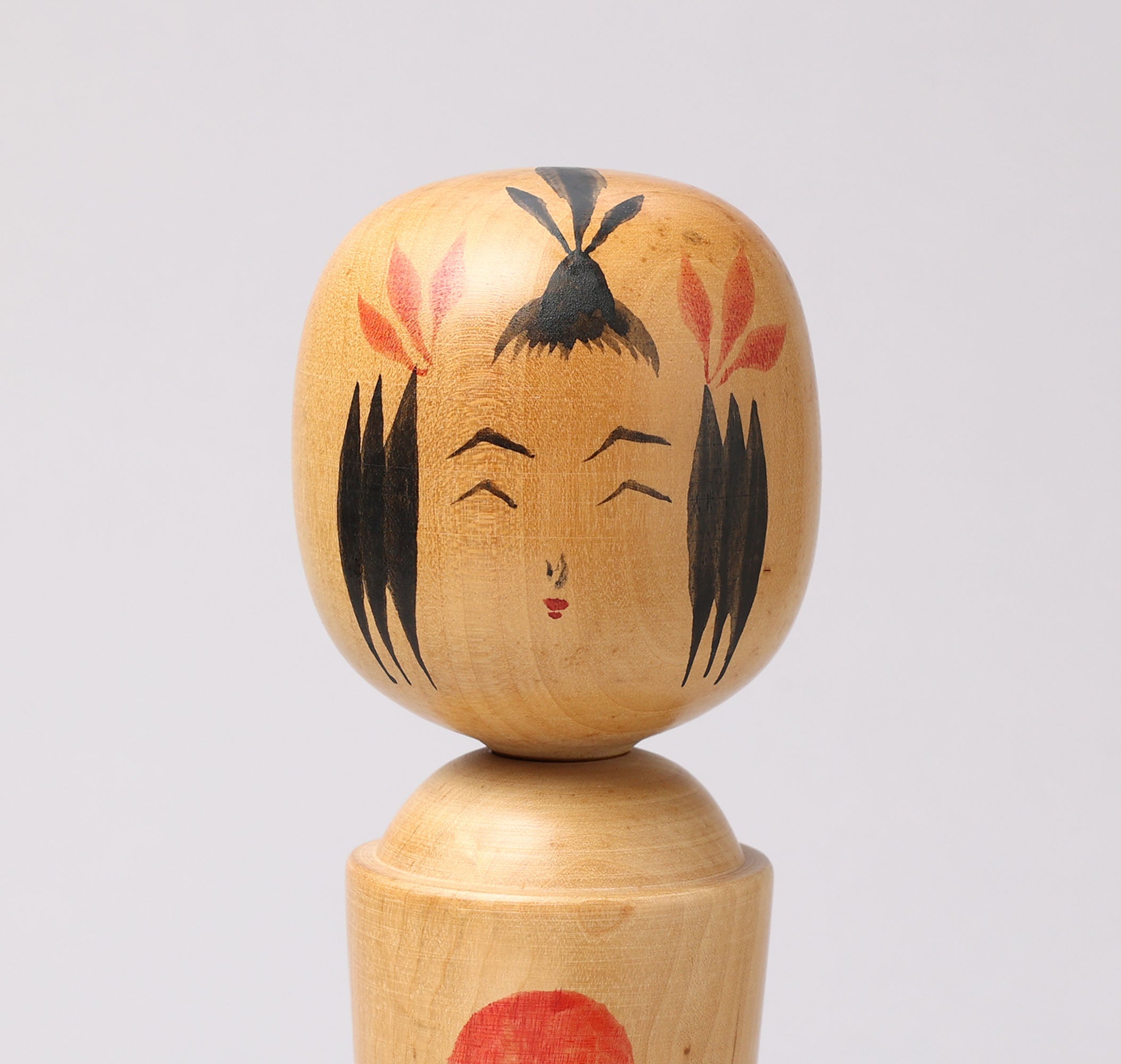 伝統こけし、戦前、戦後、古品、伊藤松三郎、S28年頃、約24センチ 