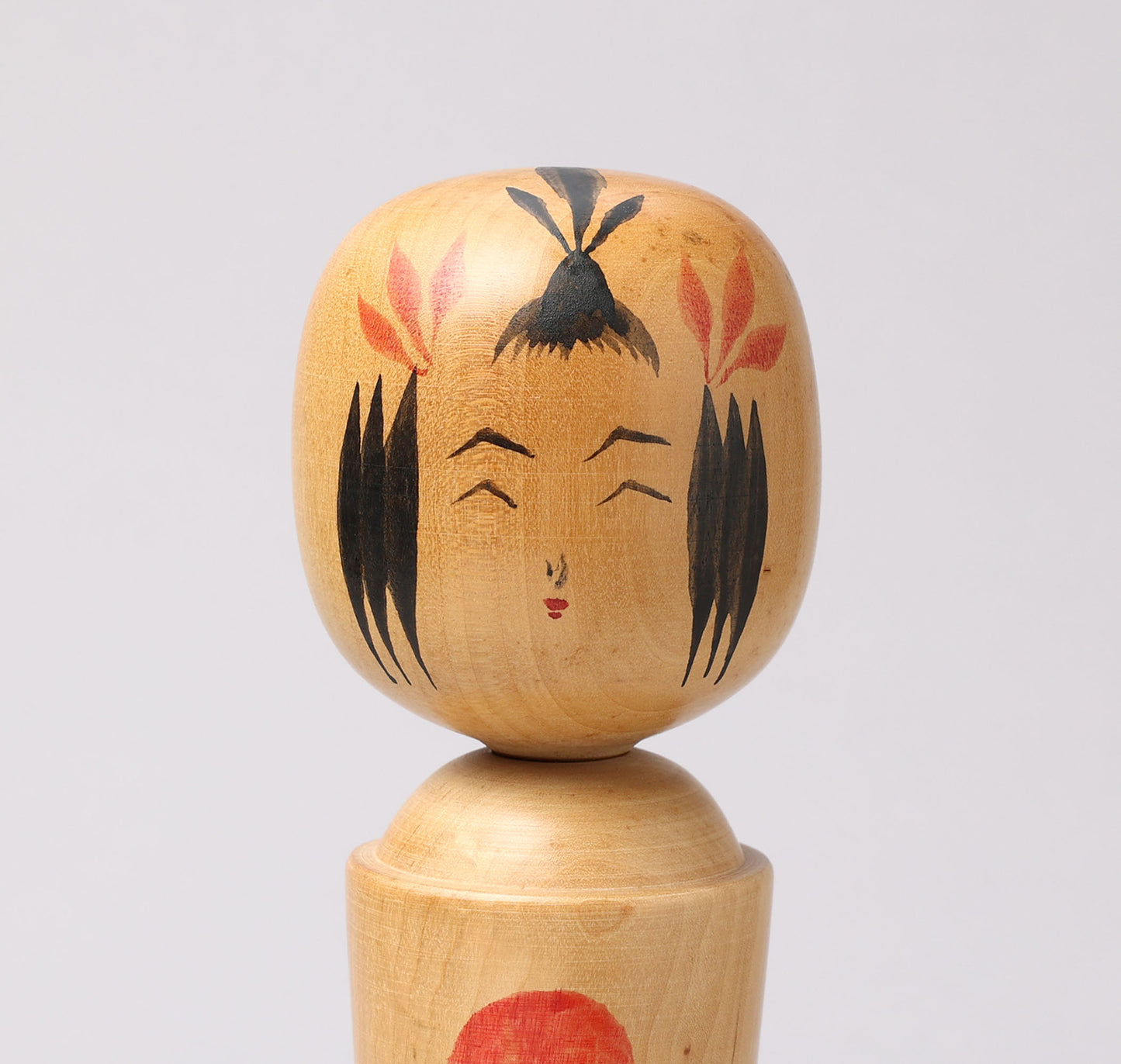 Vintage Naruko kokeshi doll, by Matsusaburo ITO (1894-1976), Naruko style | こけし古物 伊藤松三郎（鳴子系）