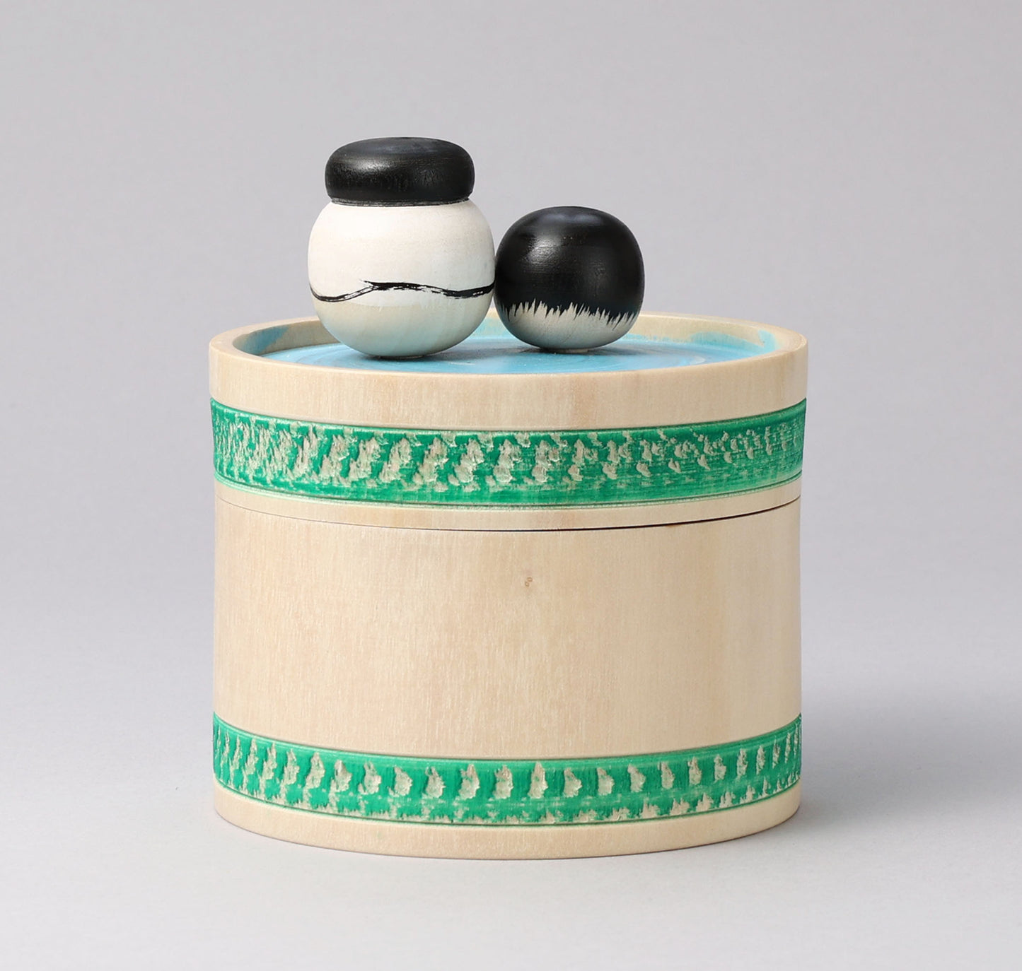 OGASAWARA, Yoshio 小笠原義雄工人 | Onsen kokeshi doll, pod style-温泉こけし小物入れ  | Togatta style 遠刈田系