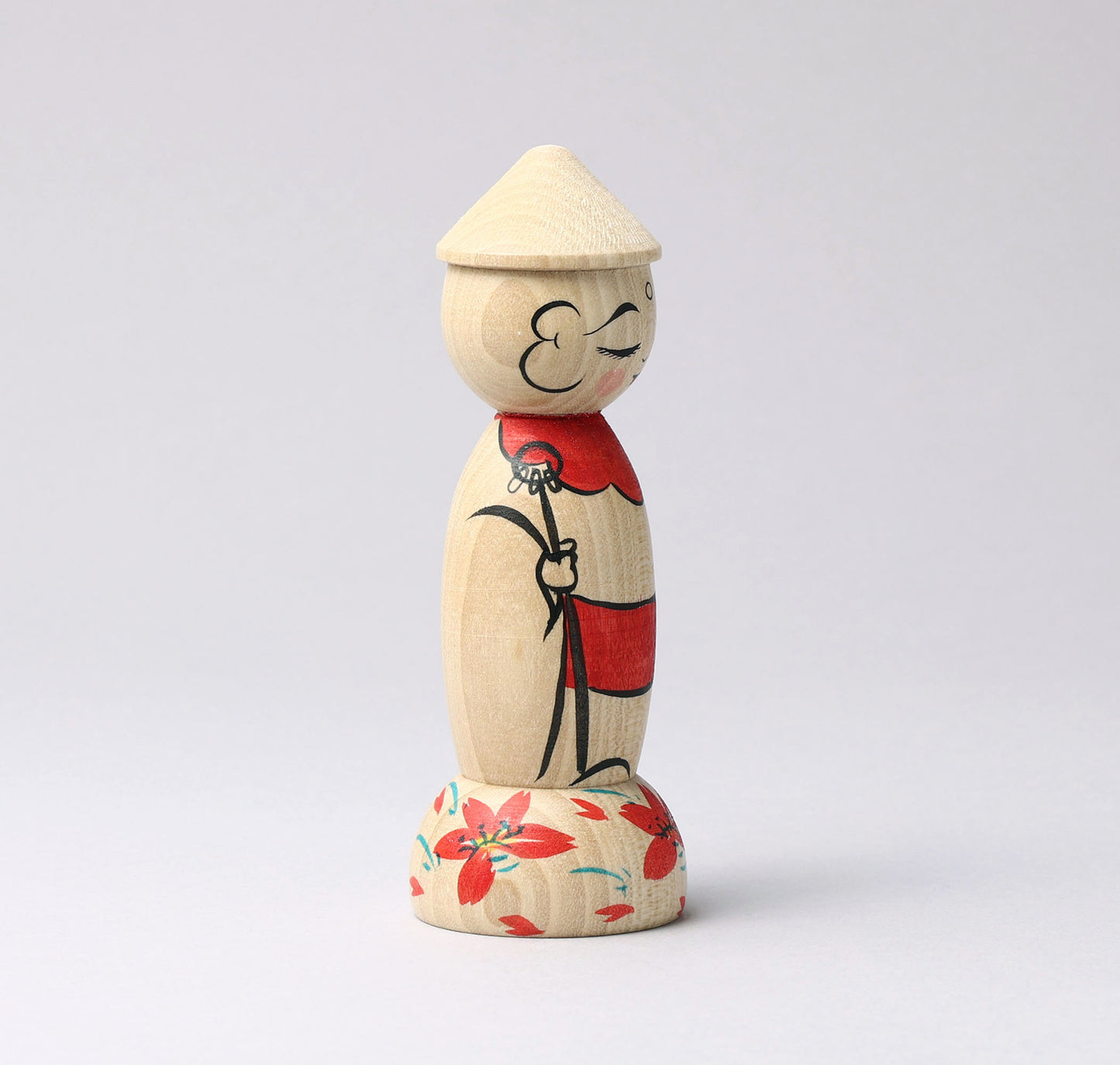 HIRAGA, Teruyuki 平賀輝幸 | O-jizo-san kokeshi - 地蔵こけし | Sakunami style 作並系